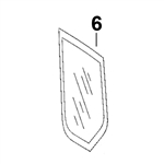4457178 LEFT SIDE QUARTER GLASS - JDHM3.6