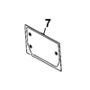 4457180 BACK GLASS  - JDHM3.7