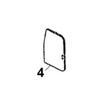 AT154425 DOOR REAR SLIDER - JDHM4.4