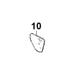 TH108654 LOWER BOOM SIDE GLASS  - JDHM5.10
