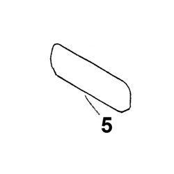 TH108715 LOWER DOOR GLASS - JDHM5.5