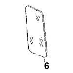 TH108657 LEFT SIDE QUARTER GLASS - JDHM5.6