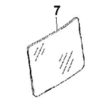 TH108656 BACK GLASS - JDHM5.7