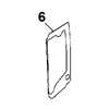4651657 LEFT SIDE QUARTER GLASS - JDHM6.6