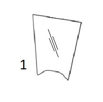 T394678 FRONT WINDSHIELD - JDHM67.1