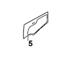 FYA00001499 LOWER DOOR GLASS - JDHM7.5