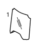 LW93030790 FRONT WINDSHIELD - JDHM76.1