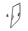LW93030793 RIGHT SIDE DOOR GLASS - JDHM76.4