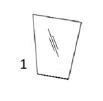 T196237 FRONT CENTER WINDOW - JDHM83.1