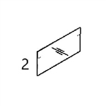 FYD00015046 LOWER FRONT WINDOW - JDHM86.2
