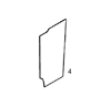 #4 LEFT SIDE DOOR GLASS - JDHM90.4