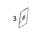 #3 FRONT DOOR SLIDER WINDOW - KMHM12.3