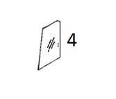 #4 REAR DOOR SLIDER - KMHM12.4