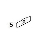 #5 LOWER DOOR GLASS - KMHM16.5