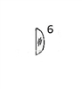 #6 QUARTER GLASS -  KMHM16.6