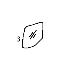 #3 UPPER DOOR WINDOW - KMHM17.3