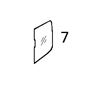 #7 QUARTER GLASS - KMHM34.7