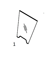 #1 FRONT WINDSHIELD - KMHM47.1