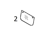 #2 LOWER FRONT WINDOW - KMHM65.2