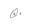 #4 LOWER DOOR GLASS - KMHM65.4