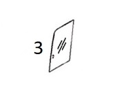 #3 FRONT DOOR SLIDER WINDOW - KMHM9.3