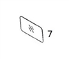 #7 BACK GLASS - KMHM9.7