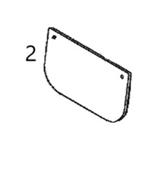 #2 LOWER FRONT WINDSHIELD - KUHM54.2