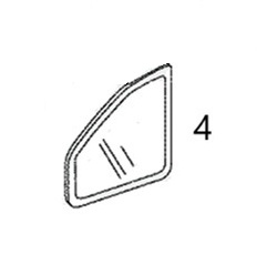 #4 LOWER DOOR GLASS - KUHM78.4