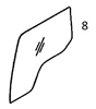 #8 BOOM SIDE GLASS - LBHM36.8