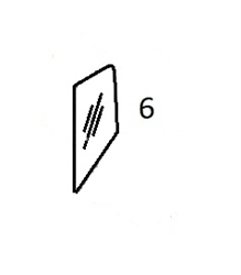 #6 QUARTER GLASS - LBHM68.6