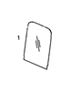 #1 UPPER FRONT WINDOW - VOHM28.1