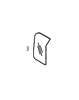 #3 UPPER FRONT DOOR WINDOW - VOHM28.3