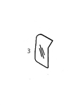 #3 UPPER FRONT DOOR WINDOW - VOHM28.3