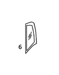 11203464 QUARTER GLASS - VOHM29.6
