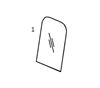 #1 FRONT WINDSHIELD - VOHM64.1
