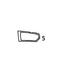 #5 LOWER DOOR GLASS - VOHM70.5