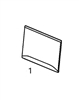 #1 FRONT WINDSHIELD - VOHM71.1