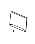#1 FRONT WINDSHIELD - VOHM71.1