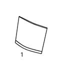 #1 FRONT CENTER WINDOW - VOHM72.1