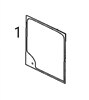 172B02-68550 UPPER FRONT WINDSHIELD - YNHM97.1