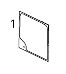 172B02-68550 UPPER FRONT WINDSHIELD - YNHM97.1