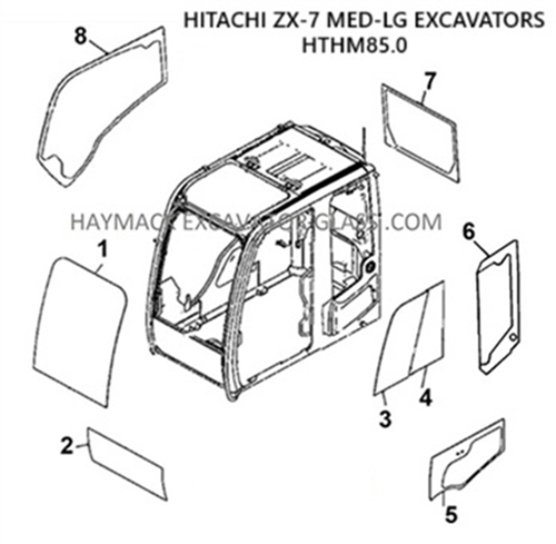ZAXIS / ZX -7 SERIES MED - LARGE EXCAVATORS